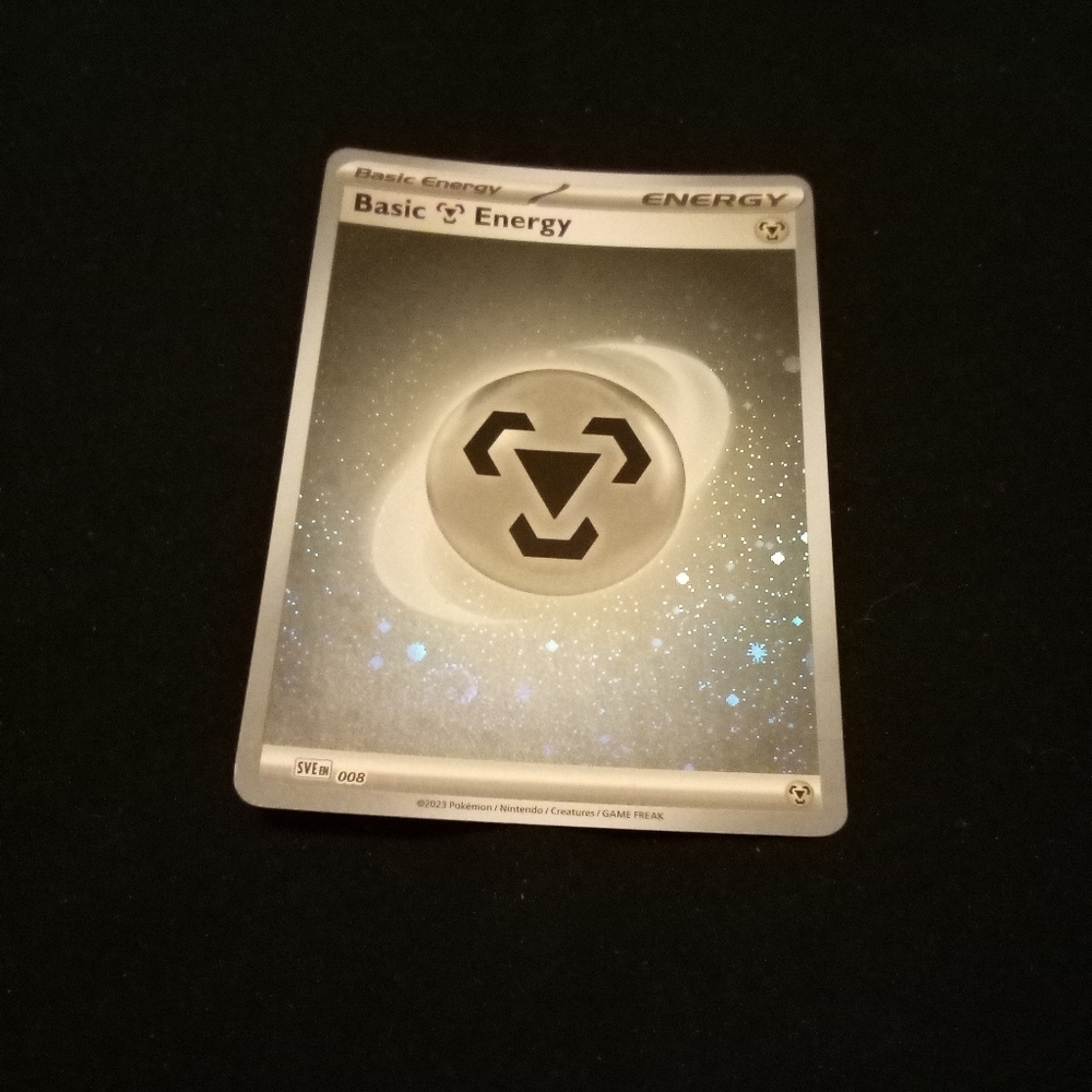 Pokemon Basic Metal Energies SVE: Scarlet & Violet Energies 008 Holo